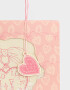 Accesorios Regalos Corazón Bolsa De Regalo Mediana Con Ventana Con Glitter Movible - Combinacion Multicolor