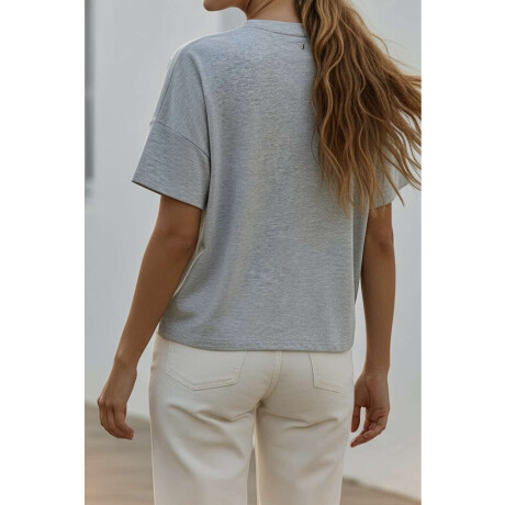 Remera Gris Melange