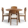 Juego de Comedor Nórdico Redondo con 4 sillas Nórdicas Juego de Comedor Nórdico Redondo con 4 sillas Nórdicas