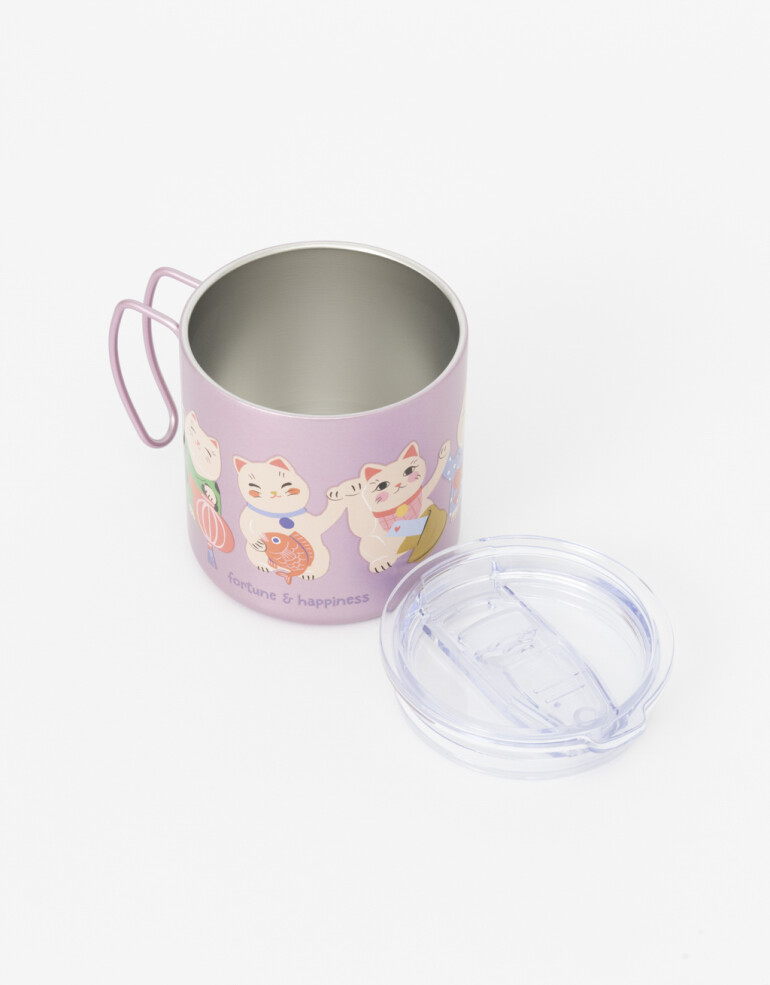 Artículos cocina Vasos Taza Metálica "lucky Cats" - Combinacion Multicolor