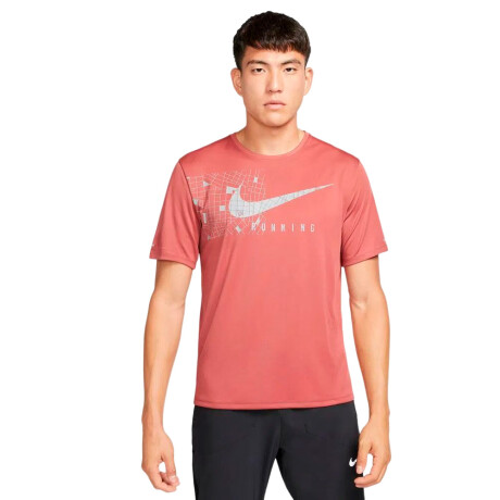 REMERA NIKE DRI-FIT UV MILER RUN DIVISION Red