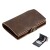 Billetera Tarjetero Dellorean Protección RFID Anticlonación Variante Color Marron