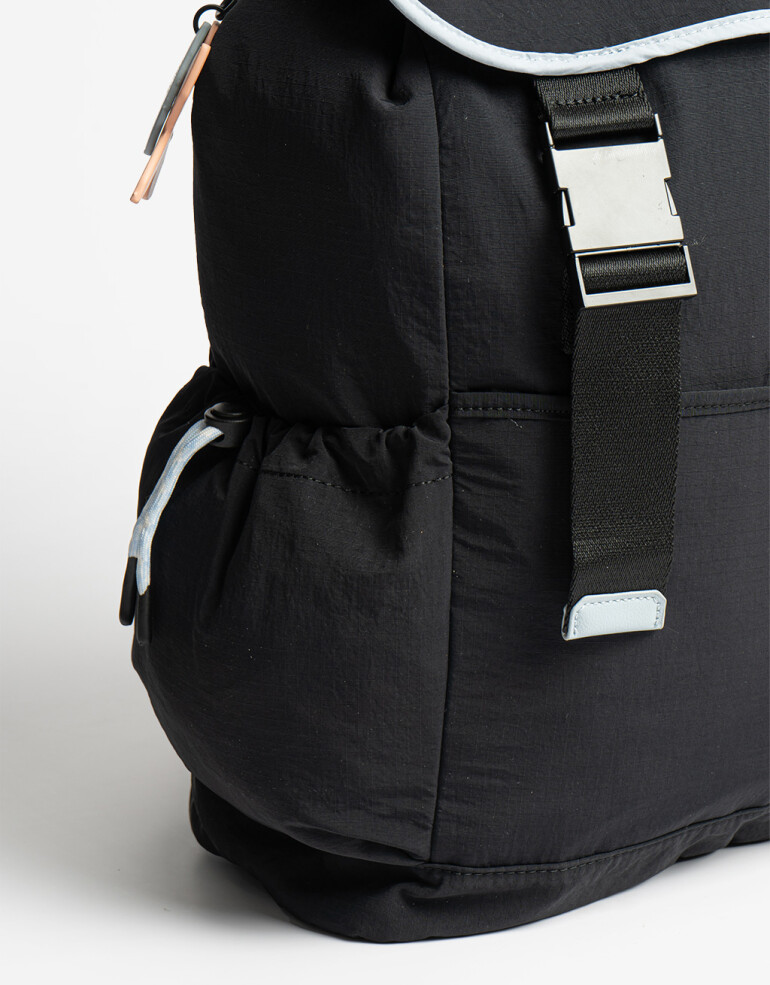 Mochilas Urbanas Back to school Mochila Urbana Con Solapa - Negro