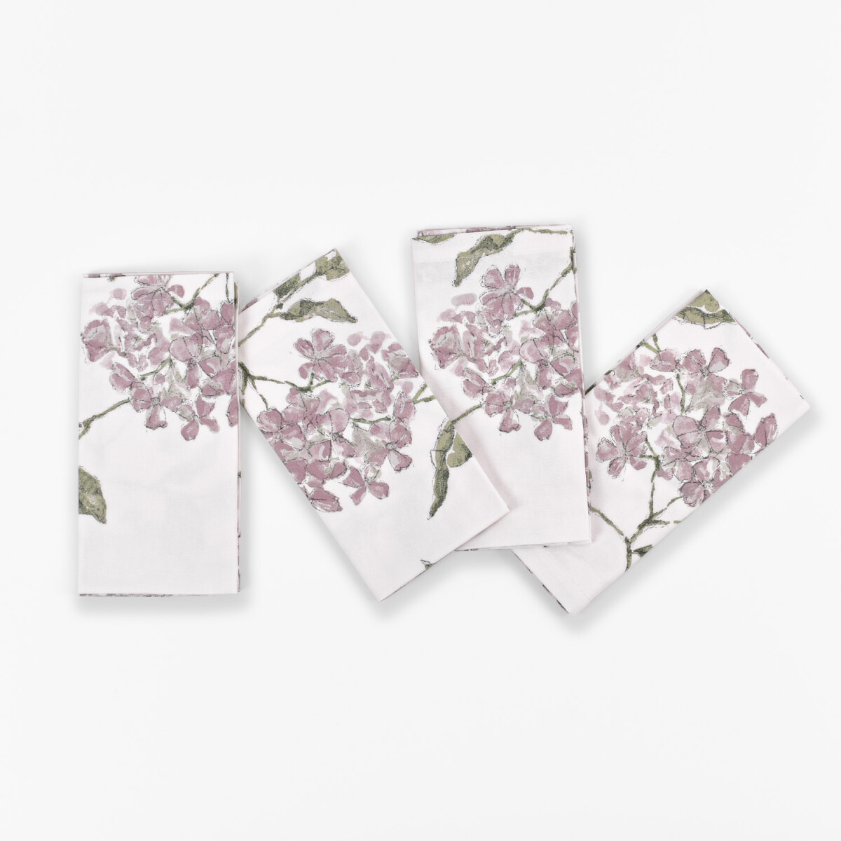 Set X 4 Servilletas - Hortensia 