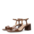 Sandalias de Mujer Bottero Taco Marrón Café