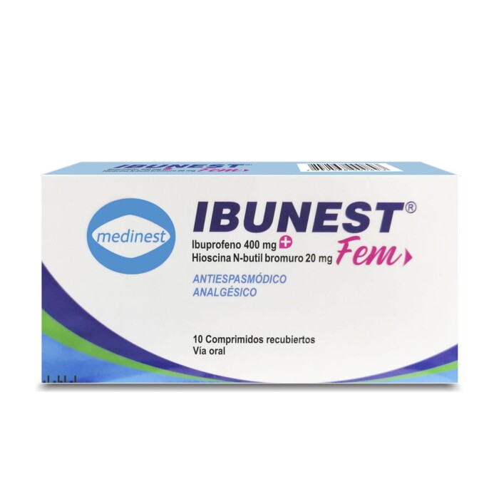 IBUNEST FEM CJ X 10 COMPRIMIDOS única
