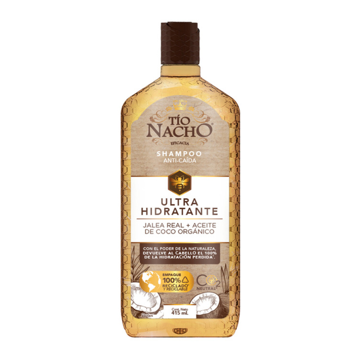 Shampoo Tío Nacho Ultrahidratante 415ML C12 