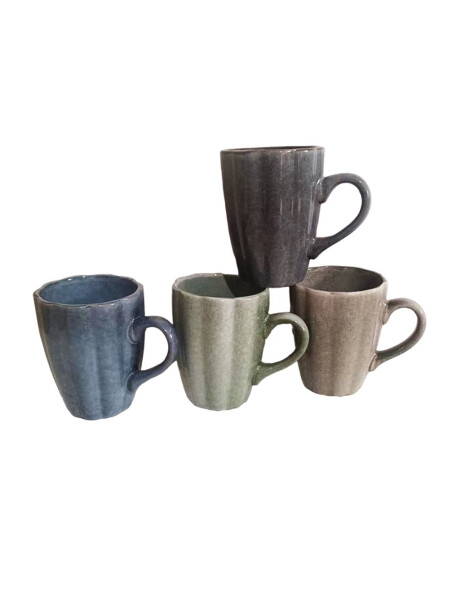 MUG 415ML FACETADO GLAZE SURTIDO MUG 415ML FACETADO GLAZE SURTIDO