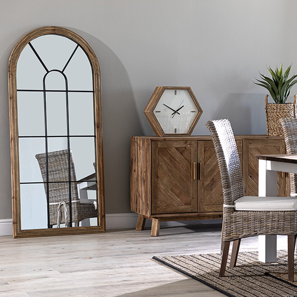 ESPEJO DE PIE MARCO Y DIVISORES EN MADERA MACIZA - LÍNEA RÚSTICA ESPEJO DE PIE MARCO Y DIVISORES EN MADERA MACIZA - LÍNEA RÚSTICA