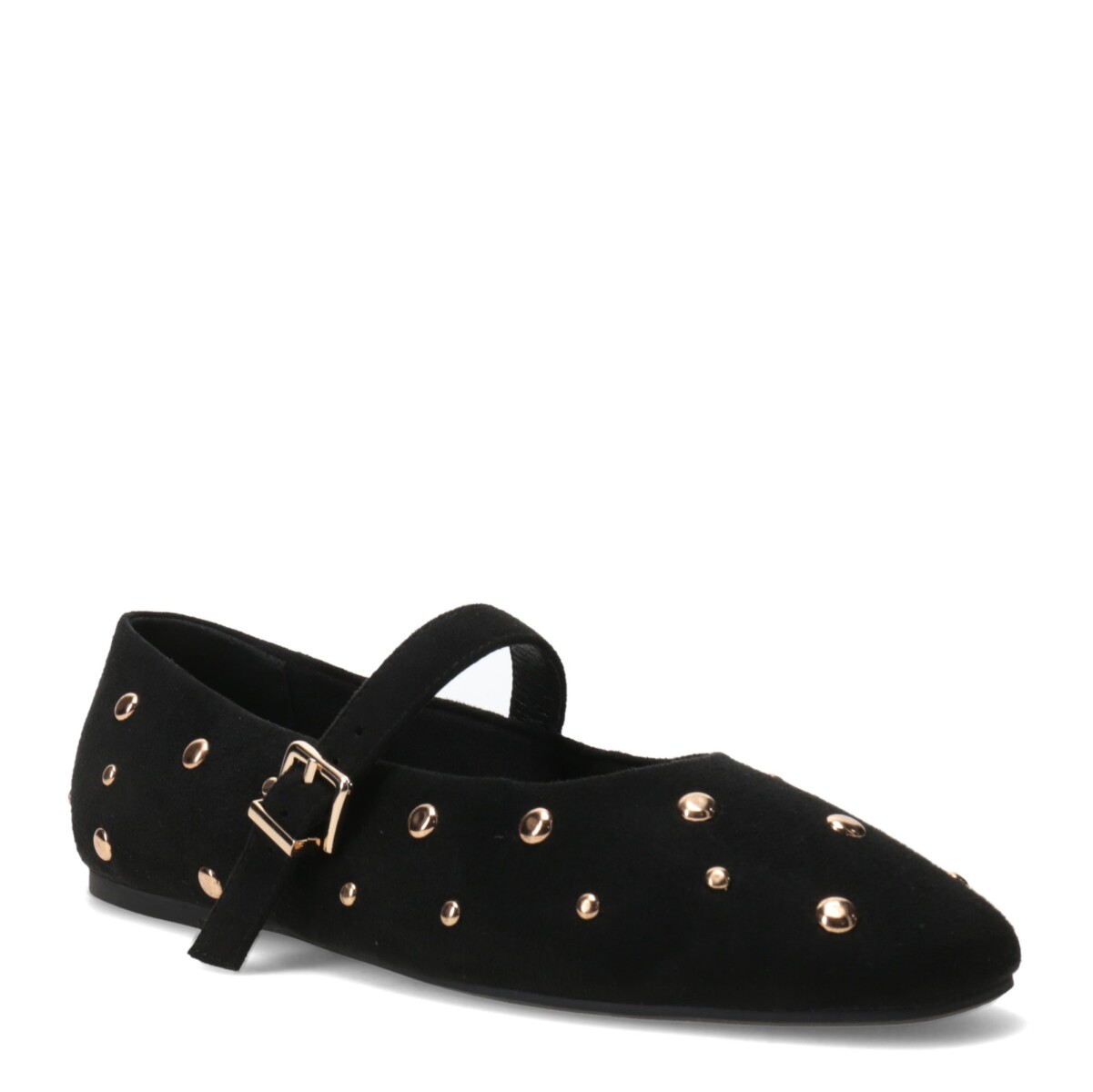 Balerinas de Mujer Miss Carol Lupo Con Tachas - Negro 