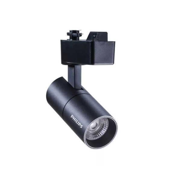 Spot cilíndrico para riel negro 7W 640Lm luz neutra PH8343