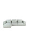 CORSO SOFA CORSO CHAISE LONGUE IZQUIERDO 296X105X80CM TELA GRIS CLARO