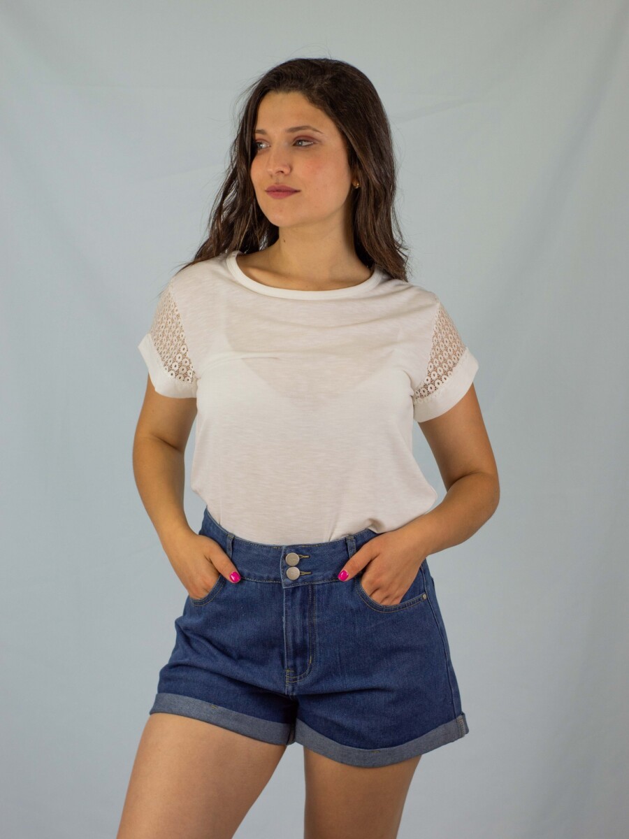 Remera Calada Slowly - Off White 