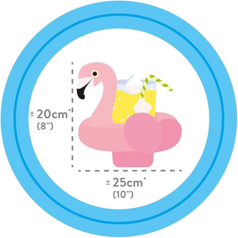 INTEX SET 3 PORTAVASOS FLOTANTES FLAMINGO 35 X 25 CMS Intex Set 3 Portavasos Flotantes Flamingo 35 X 25 Cms