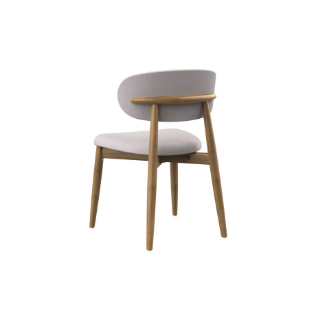 SILLA DE COMEDOR MADERA-Y-TELA MARRON MIA