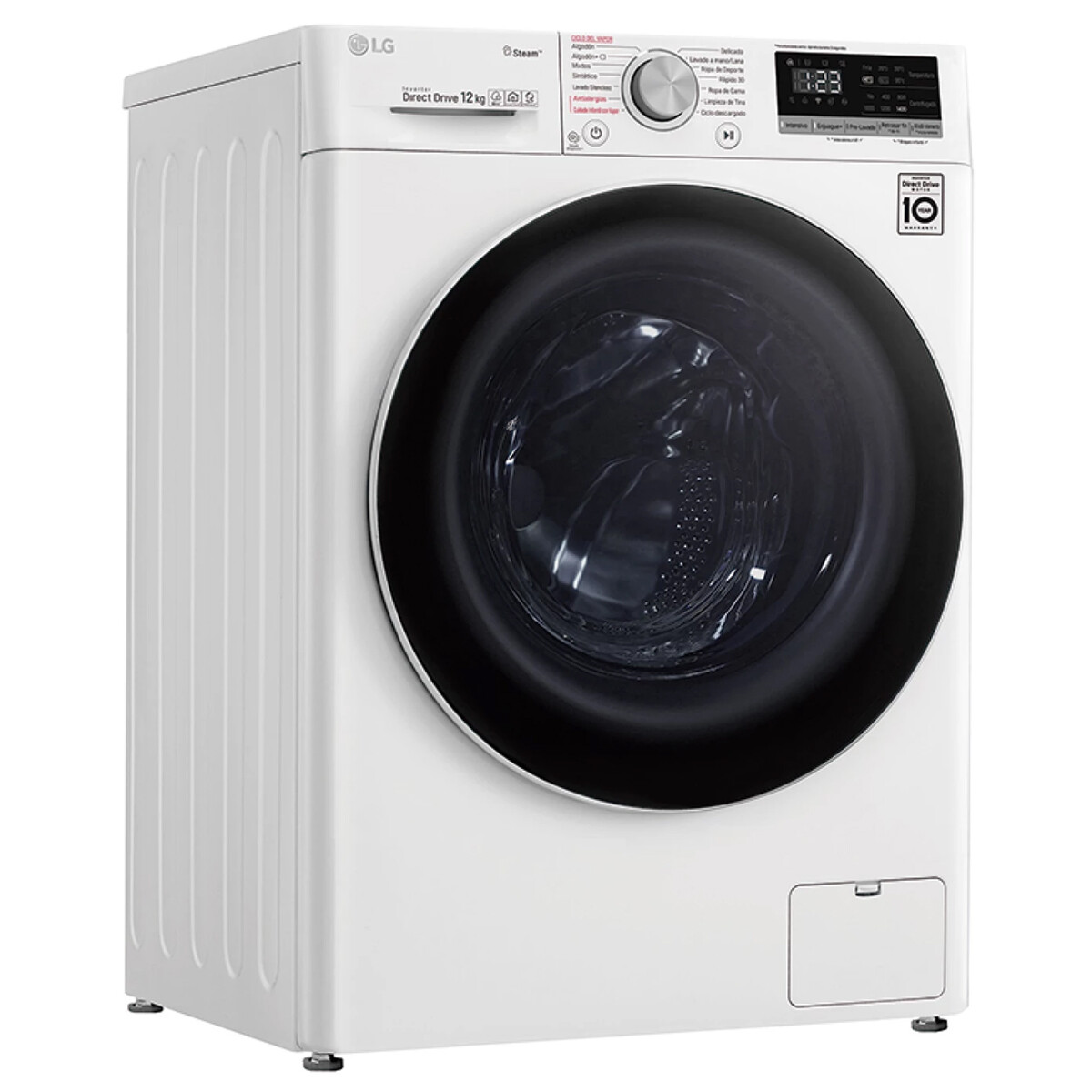 Lavarropas Lg Wm12wvc4s6 Inverter 12kg - LAVARROPAS LG 12KG WM12WVC4S6 