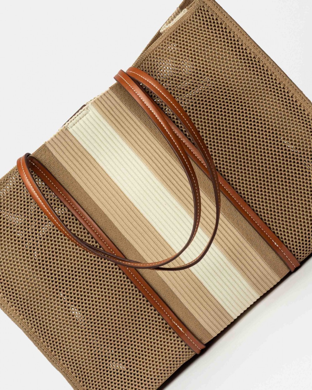 Bolso Bungalow en canvas Natural