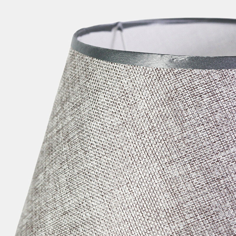 LAMPARA GRIS/GRIS COMB P/MESA 30X45CM Unica