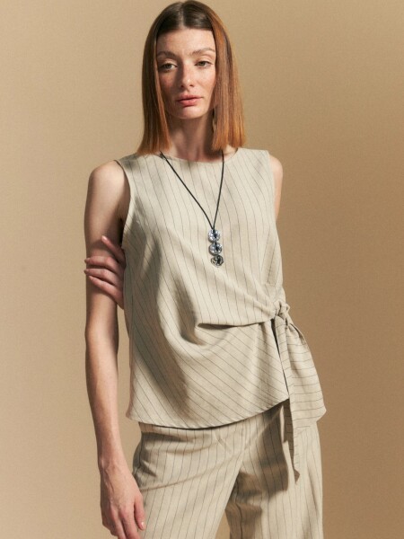 BLUZA ALLIE PULSO TOSTADO