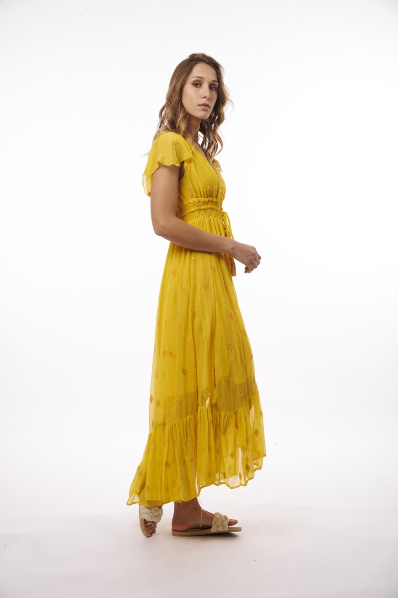 Vestido Rubina - Amarillo 