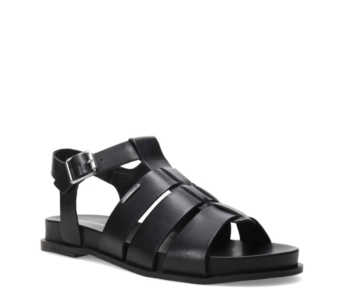 Sandalia franciscana Preto
