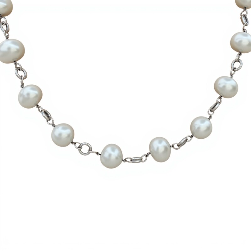 Cadena de perlas -Plata 925-Perlas de rio-CD3441 conperla
