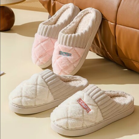 Pantufla de Felpa Super Abrigadas Antideslizante Unisex Celeste