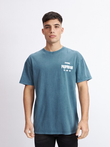 REMERA YINYANG AZUL