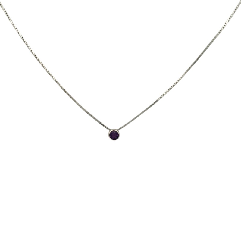 Conjunto Solitario Amatista- Plata 925 - Piedra Amatista- CJ3040 Conpiedra