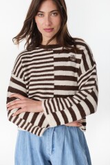 Sweater Calipso Chocolate/Crudo