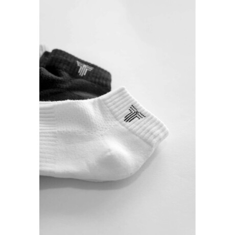 Medias Tripack Soquete Unisex negro