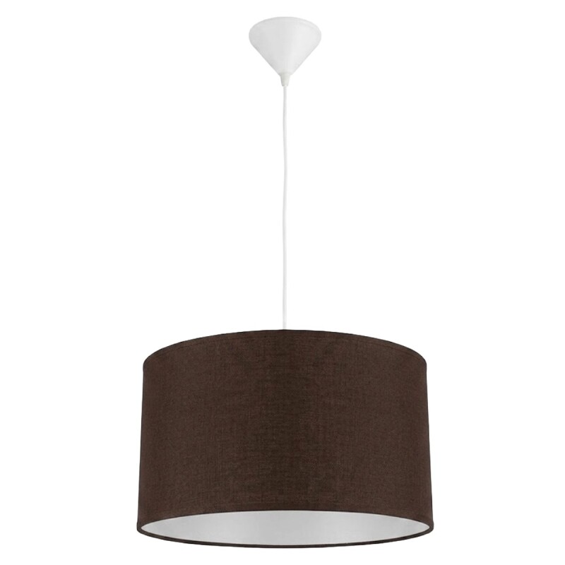 LAMPARA COLGANTE MARRON 35CM Unica