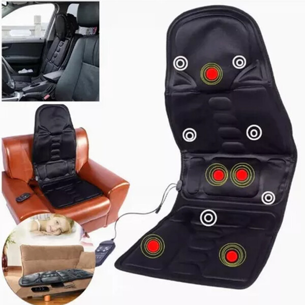 Asiento Masajeador Espalda Colchoneta Con Control Jb-100b MASAJEADOR ASIENTO SILLON JB-100B HL889