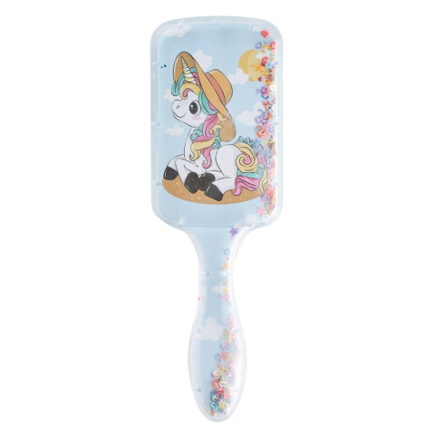 Cepillo de pelo infantil con glitter 21.5*7*3.5cm Cepillo De Pelo Infantil Con Glitter 21.5*7*3.5cm