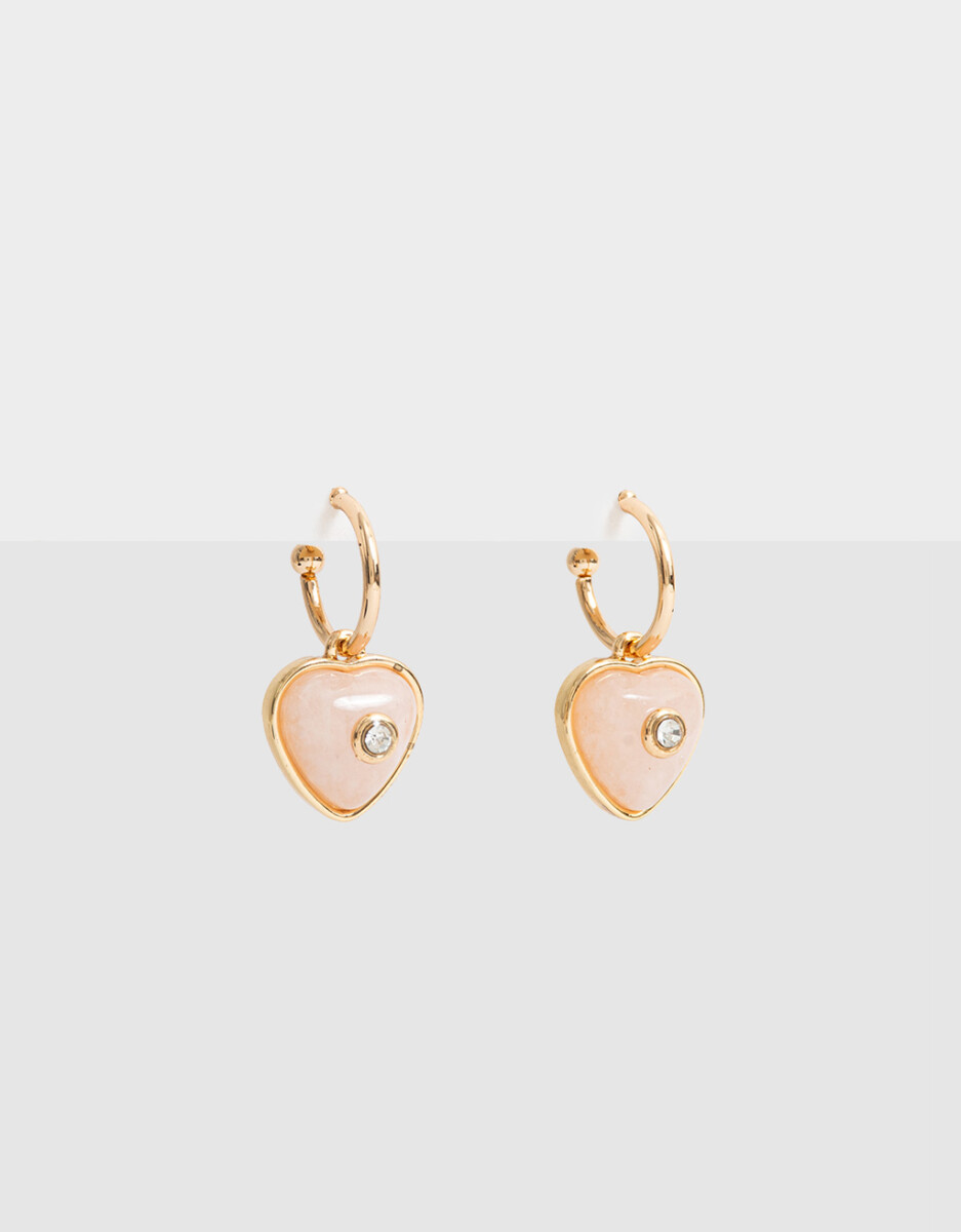 Argollas Con Piedra Natural 