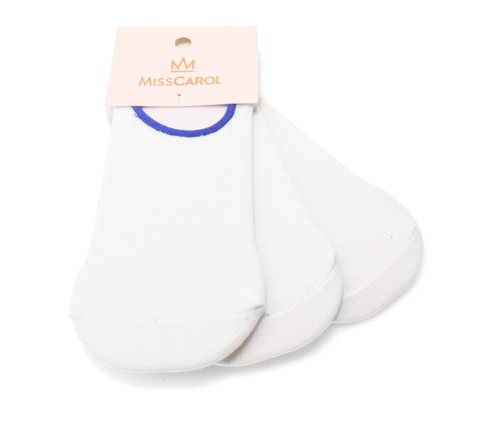 Medias de Mujer Miss Carol Media Basic pack X3 Blanco