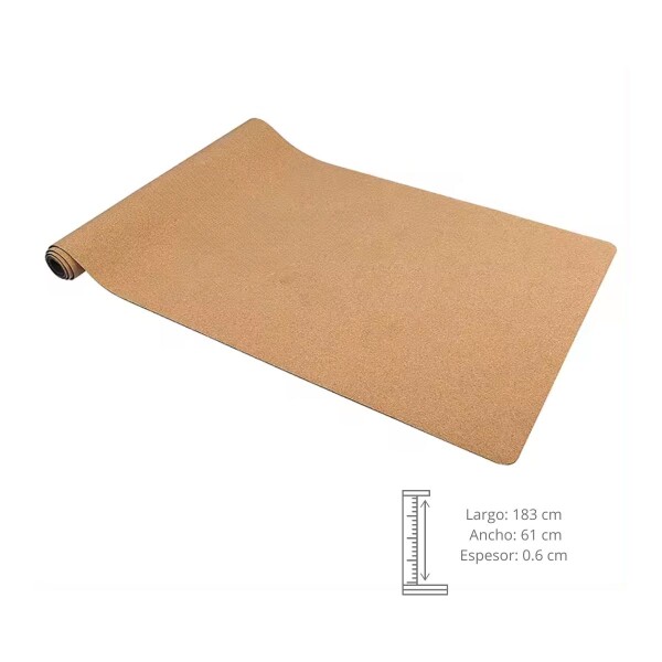 Colchoneta Mat Tpe + Cork Corcho 6 Mm Yoga Pilates Colchoneta Mat Tpe + Cork Corcho 6 Mm Yoga Pilates