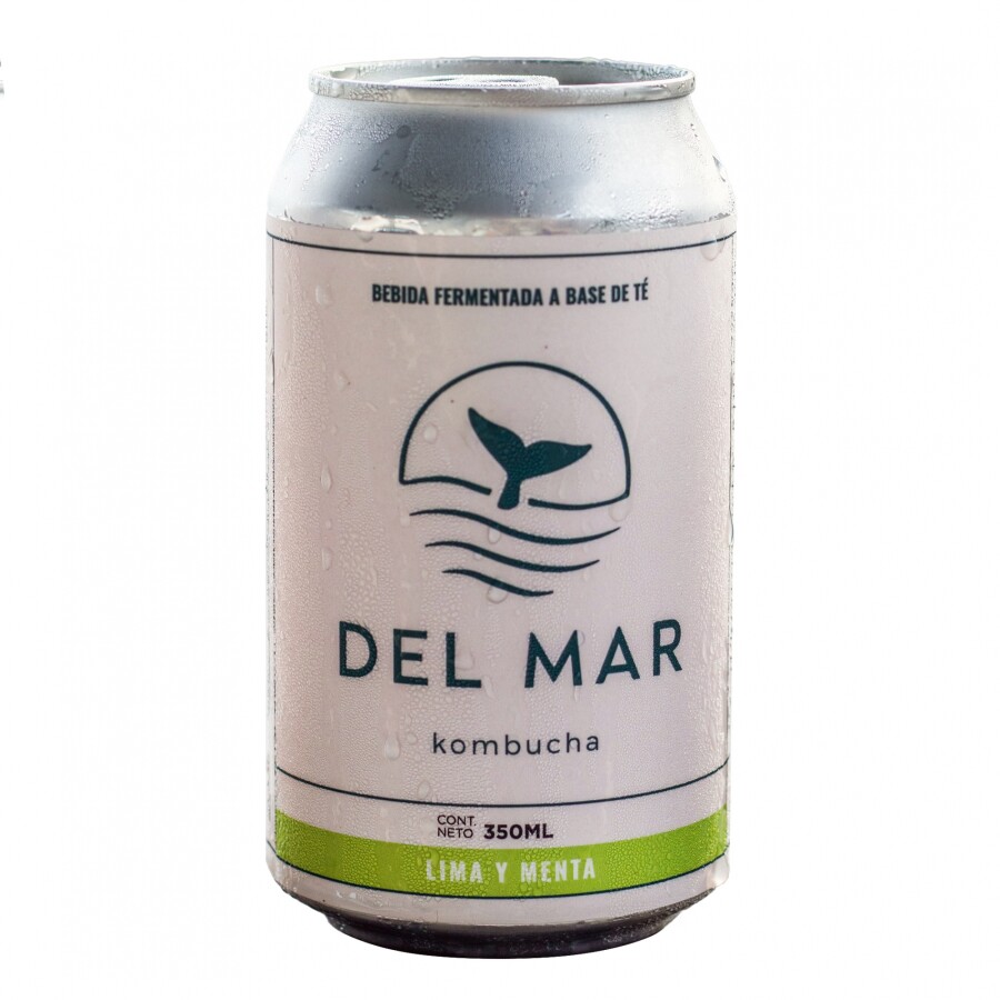 Kombucha lima y menta Del Mar 350ml Kombucha lima y menta Del Mar 350ml