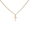 Dije Cruz egipcia-Oro bajo-Sin piedra-CP8718 Sinpiedra