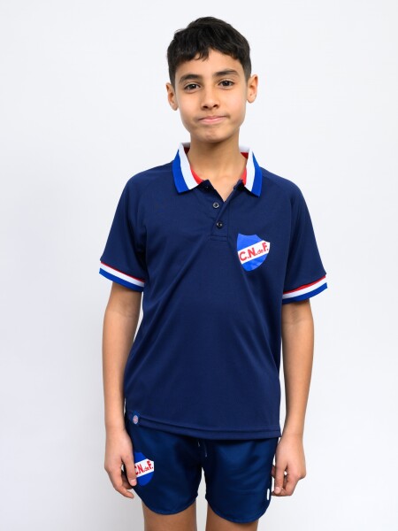 Remera Polo CNdeF Train Licencias Junior Azul Marino, Azul Royal, Rojo