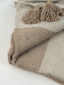 Manta Borlas Beige