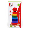 Torre apilable de madera multicolor Torre apilable de madera multicolor