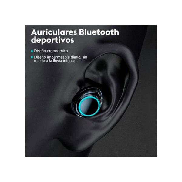 Auricular Gamer M25 Bluetooth 5.2 Táctil Display Inalambrico Variante Color Gris Oscuro