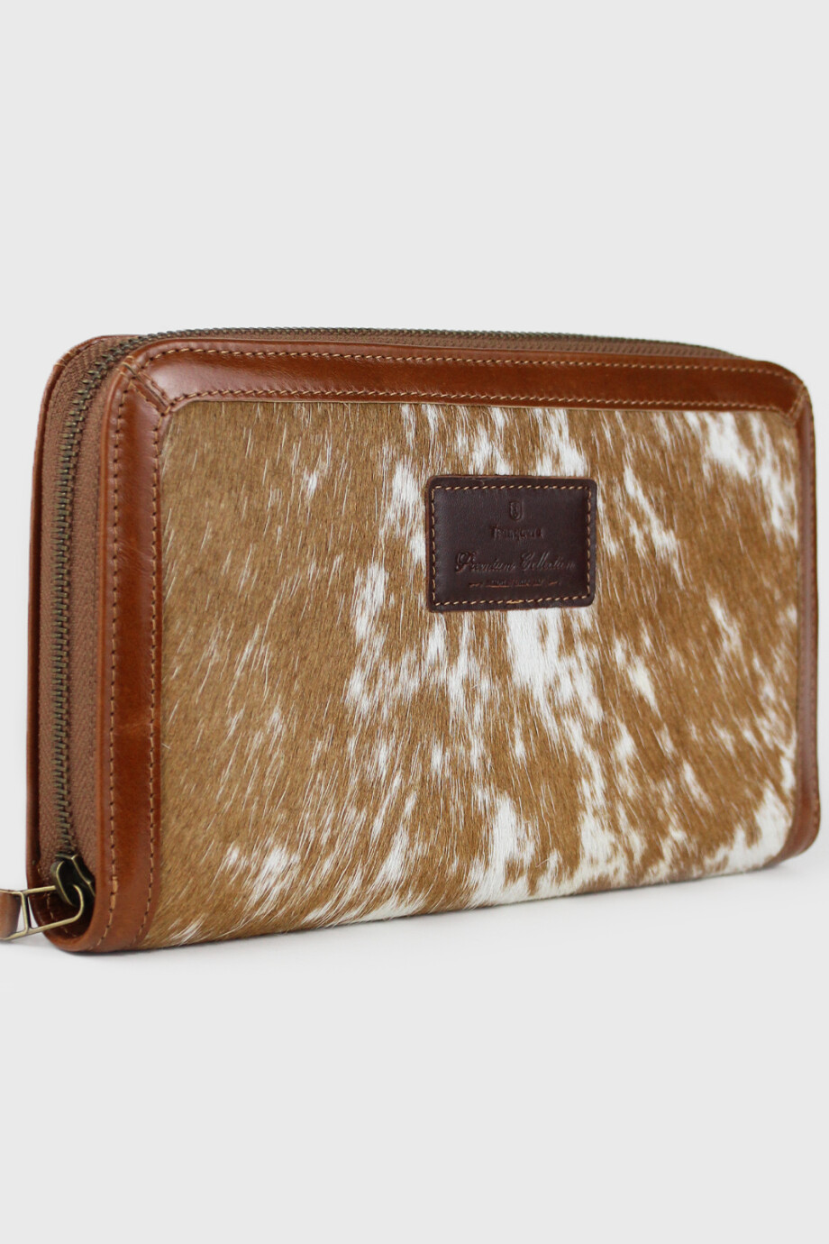 Billetera Villa Flor Pelo Pelo Camel