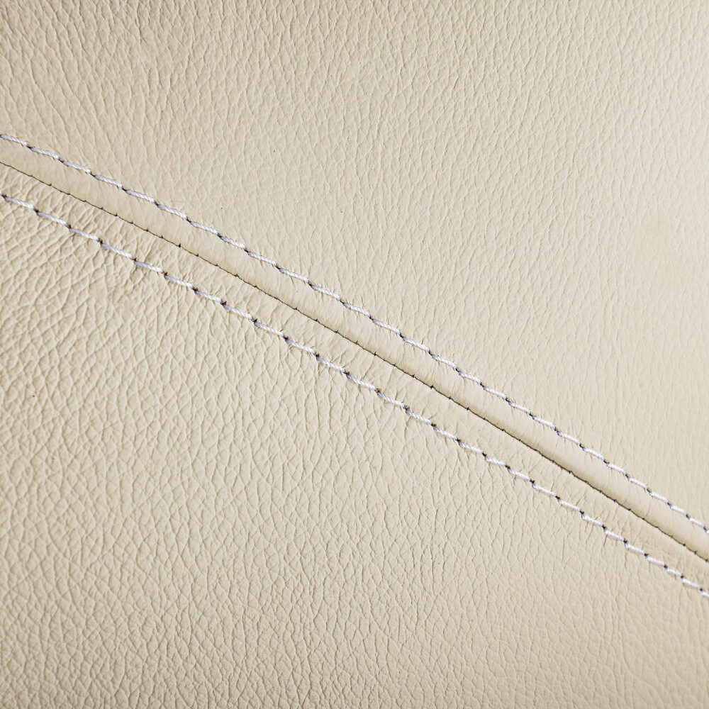 SILLÓN 2 CUERPOS CUERO NATURAL-BEIGE FLORENCIA CRUDO