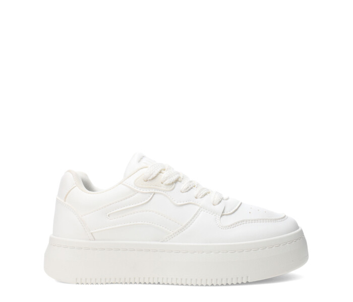 Championes MissCarol Varila Acordonada Femenino Blanco