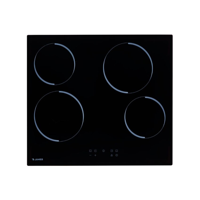 Anafe James 4P Vitrocerámica Vidrio Negro Anafe James 4P Vitrocerámica Vidrio Negro