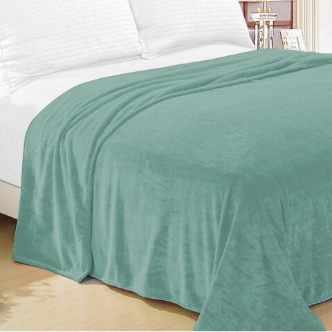 Frazada Flannel King Size Home Class 240 x 260 cm PETROLEO