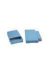 Pack x 20 unid - caja 13 eco tipo caja fosforo 10x14x3 cm. CELESTE