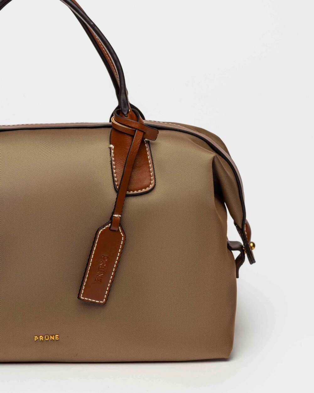 Cartera de mano Wind en nylon Taupe